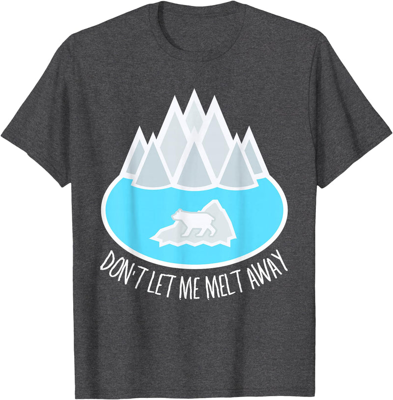 Arctic Explorers T-shirts and Gifts Polar Bear TShirt Ice Caps Melting glaciers cute Arctic Tee T-Shirt - Dark Heather Grey