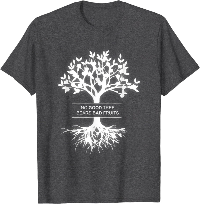 L.A. Tomfoolery No Good Tree Bears Bad Fruit T-Shirt - Dark Heather Grey