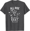 Dominoes Uniform Apparel Dominoes G.O.A.T All Rise Champ - Dominoes T-Shirt - Dark Heather Grey