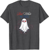 Red White Boo Red White And Boo Ghost 4th Of July Independence Day Top T-Shirt - Dark Heather Grey