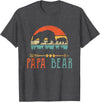 Father's Day Shirts Dad Gifts Papa Bear Daddy Funny Mens Fathers Day Gift-Idea T-Shirt - Dark Heather Grey