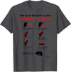 Bearmageddon How to Use BJJ Against a Bear T-Shirt - Dark Heather Grey