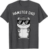 Funny Hamster Design for Men Dad Boys Animal Hamster Lover T-Shirt - Dark Heather Grey