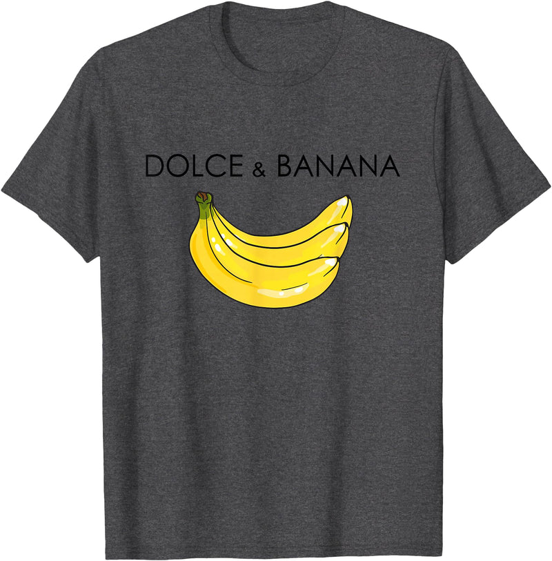 Banana Design costume for Fashion Lover Funny Banana Graphic Humor Sarcasm Fashion Trend T-Shirt - Dark Heather Grey