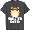 Hamster Dad - Father's Day Animal Whisperer Rodent Lover T-Shirt - Dark Heather Grey