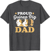 Cool Fluff Quote Proud Guinea Pig Dad Quote for your Guinea Pig Dad T-Shirt - Dark Heather Grey