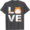Hamster Love Cute Hamsters Shirt Animal Toys Pets Lovers T-Shirt - Dark Heather Grey