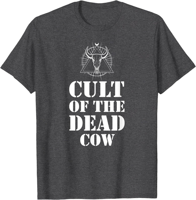 Cult Of The Dead Cow Tee Cult Of The Dead Cow Shirt T-Shirt - Dark Heather Grey