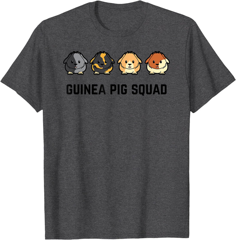 Funny Sarcastic Ironic Quotes & Sayings Cute Cavy Guinea Pig Rodent Team Squad T-Shirt - Dark Heather Grey