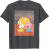 Peppa Pig Better Together Rebecca Rabbit Retro Portrait T-Shirt - Dark Heather Grey