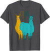 Funny Llama T-Shirt Como Te Llamas Funny Spanish Joke Llama Shirt Tee T-Shirt - Dark Heather Grey