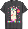 Llamazing Birthday Party Outfit Llama Lovers Mom Of The Birthday Girl Cute Mama Llama Alpaca Llamazing T-Shirt - Dark Heather Grey