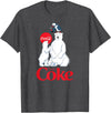 Coca-Cola Company Coca-Cola - Polar Bears and Coca-Cola T-Shirt - Dark Heather Grey