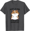 Just a Girl Who Loves Hamsters T-Shirt - Dark Heather Grey