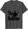 The Rod Father Funny Quote Shop The Rod Father Funny Quote for Fishermen T-Shirt - Dark Heather Grey