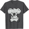 Funny and Sassy Koala Tees Angry Koala Bear T-Shirt - Gift for Koala lovers T-Shirt - Dark Heather Grey