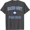 Official High School Fan Gear Bracken County High School Polar Bears T-Shirt - Dark Heather Grey