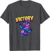 PixelLlama Victory Gaming Victory Llama T-Shirt - Dark Heather Grey