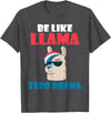 LLama Gifts & Accessories Be like Llama zero Drama Alpaca Llama T-Shirt - Dark Heather Grey