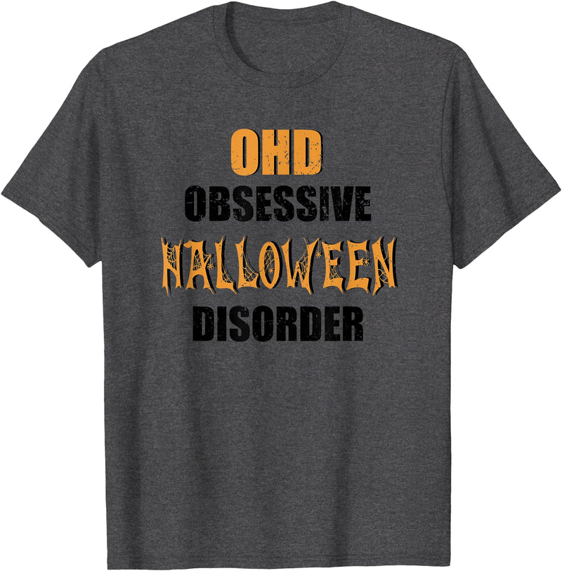 ANC Halloween Shirts OHD Obsessive Halloween Disorder Shirt - Dark Heather Grey