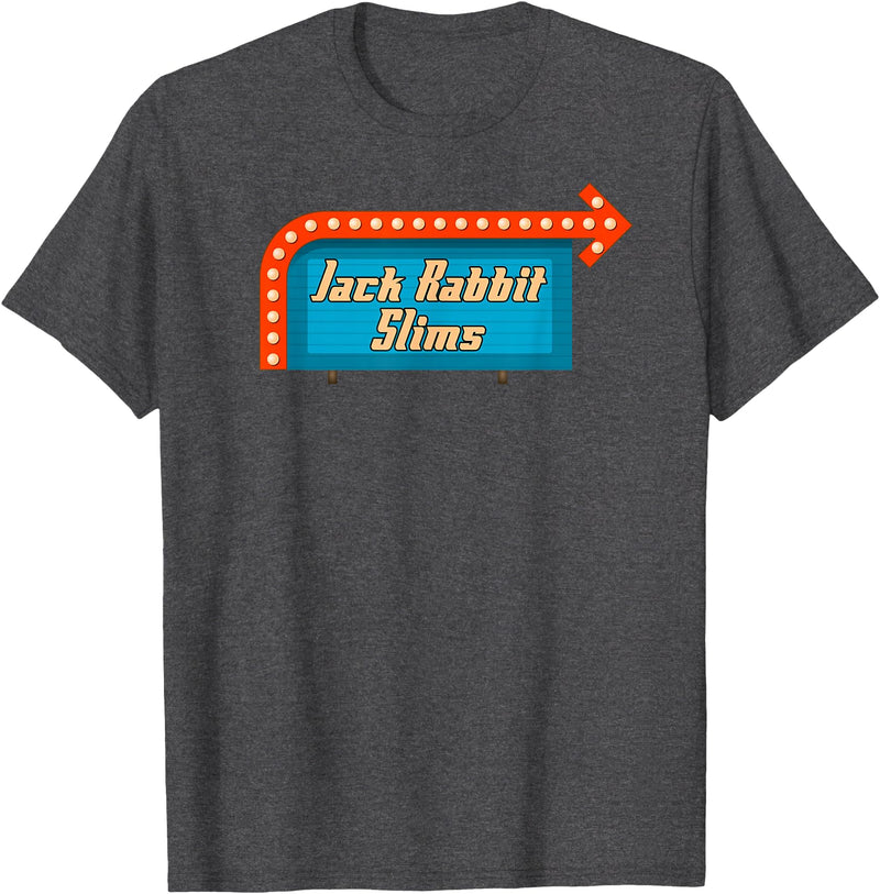 Jack Rabbit Slims - Vintage Retro Movie T-Shirt in Dark Heather Grey