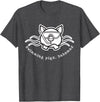 Bahamas Swimming Pigs Bahamas Swimming Pig with Mask and Snorkel T-Shirt - Dark Heather Grey
