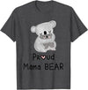 Koalaslifestyle Cute Koala Mama Bear and Baby, Mothers Day Gifts T-Shirt - Dark Heather Grey