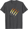 Gay Bear Pride T-Shirts LGBT Gay Bear Pride Shirt For Men - Bear Paw Scratch Cub T-Shirt - Dark Heather Grey