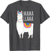 Mama Llama Lover Gifts by Memme Mama Llama Shirt for Women T-Shirt - Dark Heather Grey