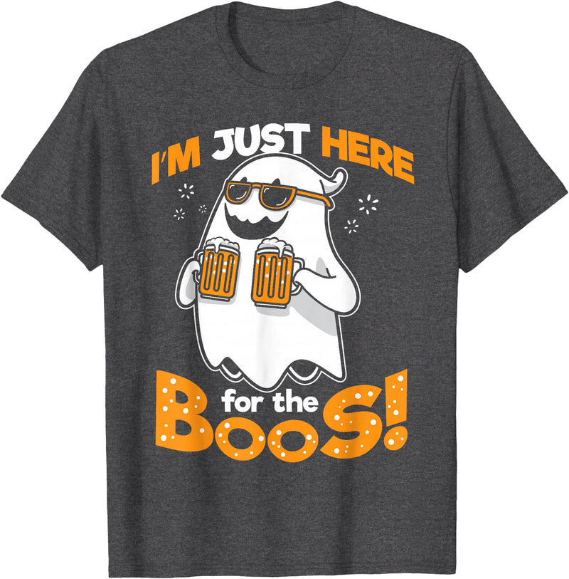 Totally Spooked Halloween Ghost Shirt | Funny Beer Costume T Shirt Gift Idea T-Shirt - Dark Heather Grey