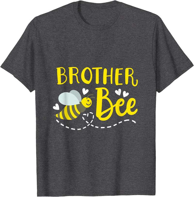 Happy Bee Day Birthday Party Matching Family Gifts Brother Bee Cute Beekeeping Birthday Party Matching Family T-Shirt - Dark