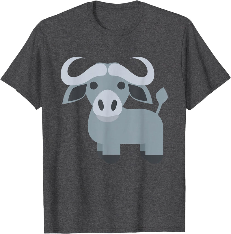 Funny Easy Lazy Last Minute Costumes Water Buffalo Costume T-Shirt - Dark Heather Grey