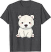 Polar Bears Shirts Cute Kawaii Polar Bears Lovers Gifts, White Bears T-Shirt - Dark Heather Grey