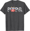 ETHRLO cow im one birthday decorations Shirts Papa Cow Print Cowboy Animal Pattern Farmer Cow Father Papa T-Shirt - Dark
