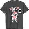 Funny Cow Lover & Owner Gift Ideas Cow Farmer Kids Boys Girls Womens T-Shirt - Dark Heather Grey