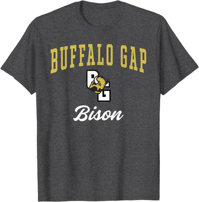 Cow High School Fan Gear Buffalo Gap Bison T-Shirt