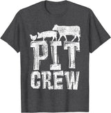 BBQ Shirts BBQ Shirt Barbeque Tshirt Pork Pig Chicken Meat Gift T-Shirt - Dark Heather Grey