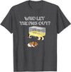 Guinea Pig Fan Gift Designs Who let the Pigs out I Funny Guinea Pig T-Shirt - Dark Heather Grey