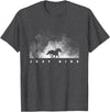 American Outdoor Apparel Horse Riding Apparel - Horse T-Shirt - Dark Heather Grey