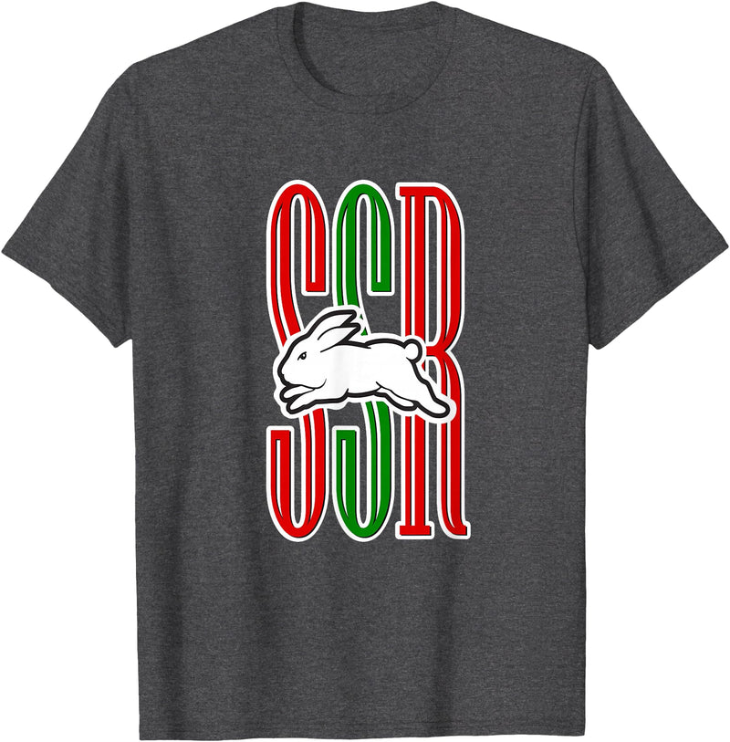 Cute Rabbits Lover Bunny Graphic T-Shirt in Dark Heather Grey