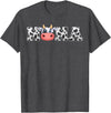 ETHRLO cow im one birthday decorations Shirts Nana Cow Print Cowboy Animal Pattern Farmer Cow Nana T-Shirt - Dark Heather
