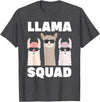 Funny Llama Gift Llama Lover Accessories & Stuff Funny Llama Design For Men Women Llama Alpaca Farm Animal T-Shirt - Dark Heather Grey
