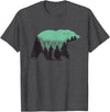 Grizzly Bear - Outdoor Apparel Bear Forest Nature Grizzly Hiking Outdoor Hunting Gift T-Shirt - Dark Heather Grey