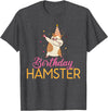 Birthday Hamster Cute Hamster Lover T-Shirt - Dark Heather Grey