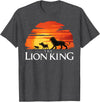 Disney Lion King Sunset T-Shirt - Dark Heather Grey