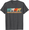 Highland Cow Scottish Vintage T-Shirt - Dark Heather Grey