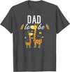 Giraffe Baby Shower Party Clothing For Dad Dad To Be Giraffe Baby Shower Cute T-Shirt - Dark Heather Grey