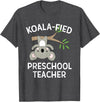 Preschool Teacher Gifts and Apparel Cute Koala Preschool Teacher T-Shirt Funny Pun Gift T-Shirt - Dark Heather Grey