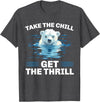 Polar Bear Plunge SteMi Apparel Polar Bear Plunge Icy Water Polar Plunge T-Shirt - Dark Heather Grey