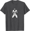 Jay Moe Design Bear, Pride, Gay Pride, Bear Pride Flag, Gay, Rainbow Flag T-Shirt - Dark Heather Grey